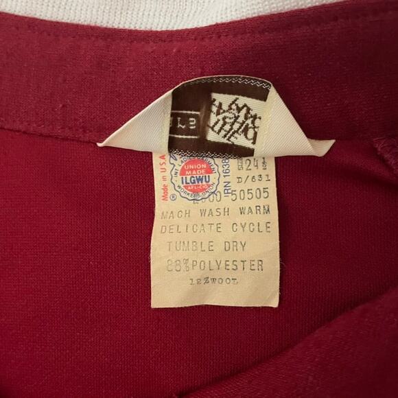 Sears Red Polo Collar Midi Dress for Work - Picture 12 of 12